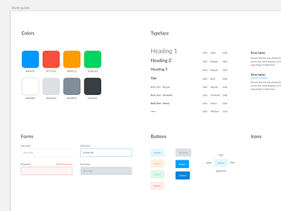 Style guide style styleguide ui web