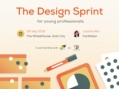 Design Sprint community tech event design sprint poster