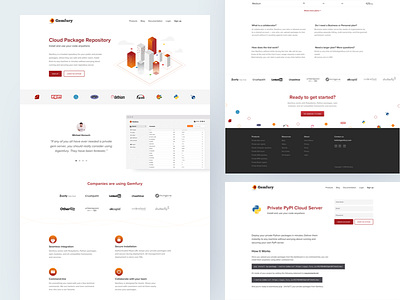 Gemfury cloud repository gemfury illustration isometric building landing page ui ux web design website