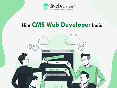 Hire CMS Web Developer India | iWebServices cms development services cms website development company cms website development services hire cms web developers