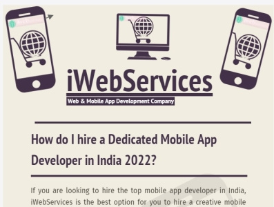 Hire Dedicated Mobile App Developer India 2022 | iWebServices