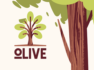Olive #1 design icon identity layout logo mark oil olive texture tree type typography