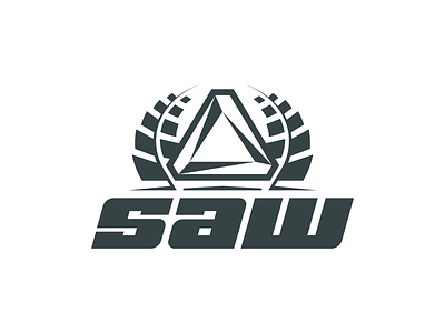 SAW badge design esports gaming icon identity layout logo mark type typography