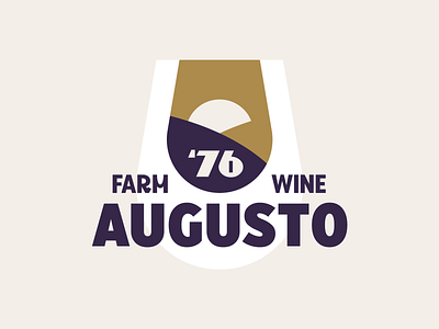 Augusto #3 branding design farm icon identity logo mark monogram symbol wine