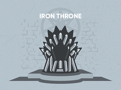 Iron Throne cute design game of thrones graphic illustration iron throne pencil retro vector