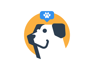 Boby 🐾 avatar best friend boby design dog face faithful fun illustration