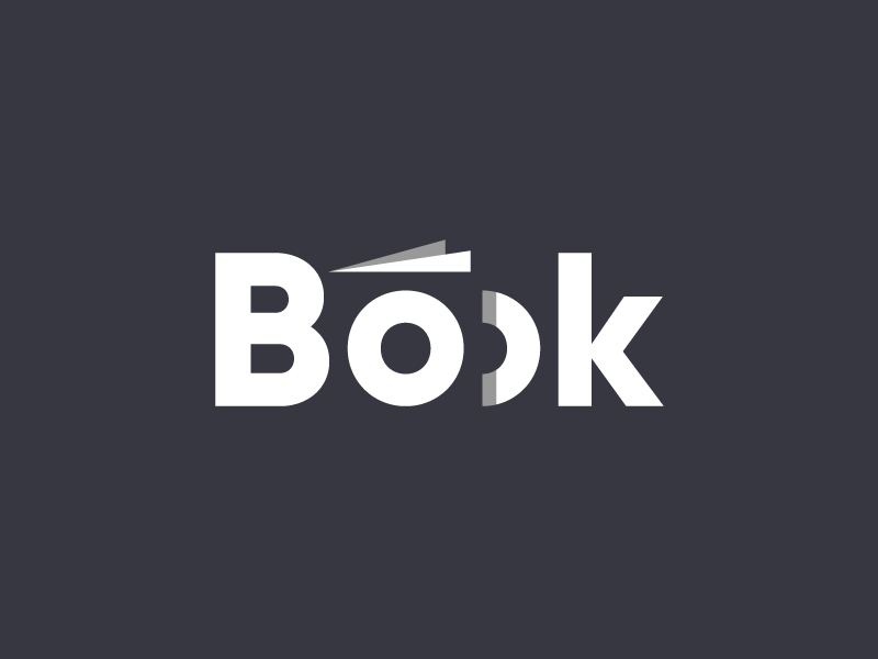 Book 📖 badge book design icon identity letter logo logomark mark simple type typography