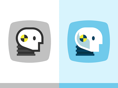 Dummy 🚧 avatar blue character color cute design dummy face illustration line retro vector
