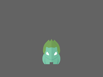 Bulbasaur #001 design illustration pokemon simple sketch vector