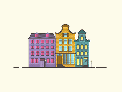 Dutch Houses dutch house illustration