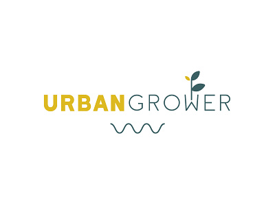 Urban Grower Branding branding flowers leaves plants urban urbangrower
