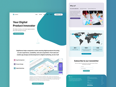 Landing Page - DigitSense Website