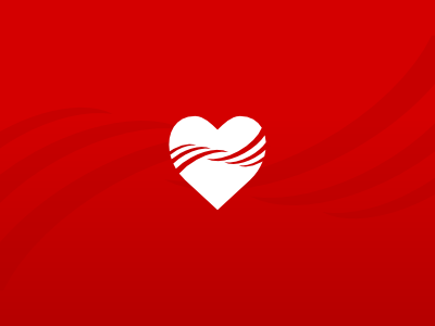 Heart Ribbon Logo heart ribbon