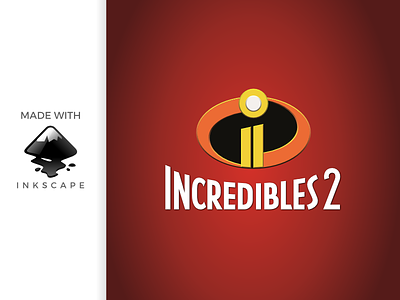 inkscape tutorial: making incredibles 2 logo