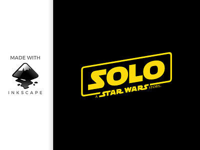 inkscape tutorial: making solo - star wars logo disney film han inkscape lucas solo star tutorial wars