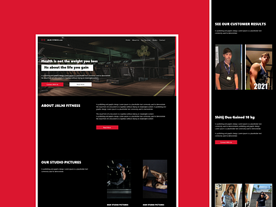 Fitness Website Deisgn Ideas