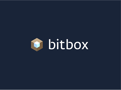 Logo for BitBox blockchain branding icon logo