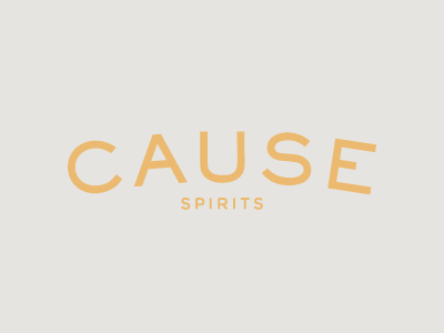 Cause Spirits: Logo branding icon logo typography