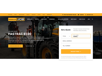 Dennison JCB Header