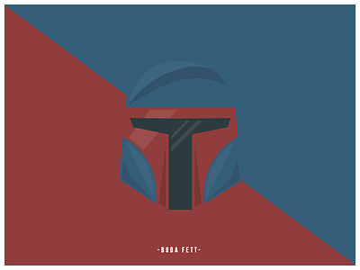 Boba Fett art design graphic design icon illustration poster star wars