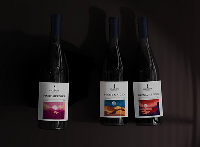 Wine Labels branding graphic design illustration label logo packaging wine winelabels