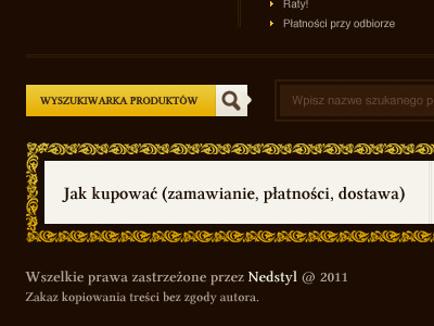 Nedstyl layout dawidskinder dawidskinder.com design ecommerce layout nedstyl poland polska shop skinder web zabrze