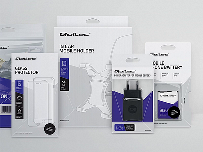 Qoltec & Monolith - Packaging guidelines branding challenge dobies guidelines illustration logo monolith packaging qoltec skinder socha