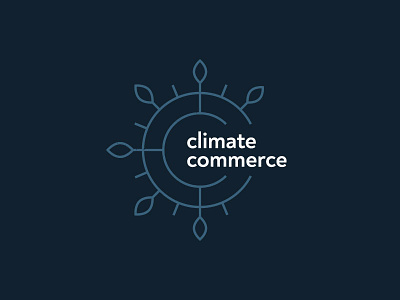 Climate Commerce brand branding business cc climate commerce lettering logodesign logos logotype mark monogram monogram logo trade