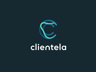 Clientela brand branding c letter client client management clients design logo logodesign logos mark monogram stream type