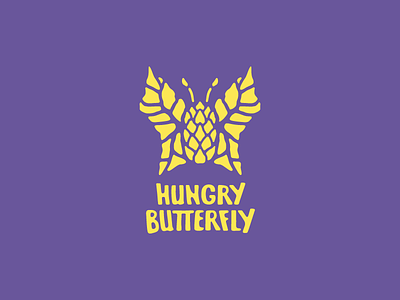 Craft Beer armenia armenian beer butterfly humulus hungry logo logotype olqinian sen