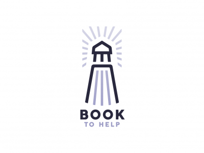 Book to Help armenia armenian artwork book charity help lighthouse logo logodesign logodesigner logos logotype