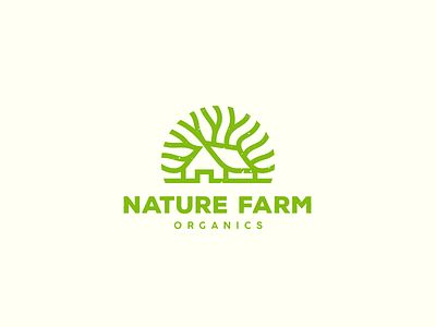 Nature Farm Organics farm food house leaf logo nature olqinian organic organics spices tree