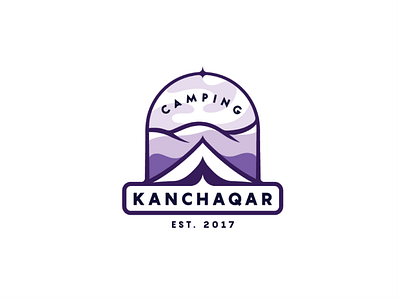 Kanchaqar Camping adventure armenia artwork climbing creative emlem hiking logo logo 2d logodesign logoideas logotype mountains travel