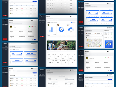 Egrotek - Dashboard Monitoring dashboard monitoring ui website