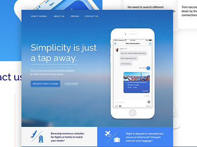 Landing page