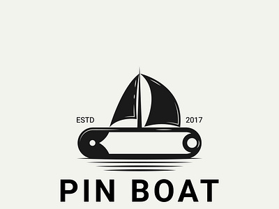 pin with sailboats logo design inspiration