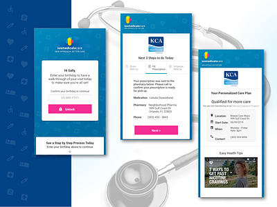 Medical App Concept medical app medical care mobile app design