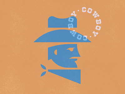 Cowboy Dude branding cowboy cowboy hat face geometric design hats illustration logo mark