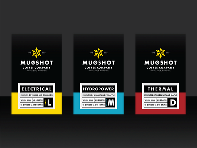 Mughshot Packaging Pt. 1 branding coffee electric energy hydro icon illustration letter logo mark minneapolis mn mock up package design packaging small batch roast symbol thermal typography