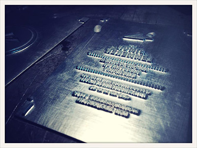 business cards printing plates