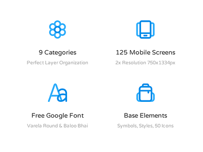 Coming Soon...Liberty Mobile Ui Kit features icons ios template liberty ui kit