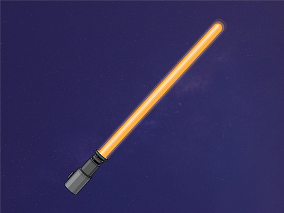 Sabing the Best for Last galaxy illustration light saber start wars