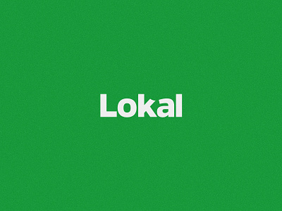 Lokal Grocery App logo design