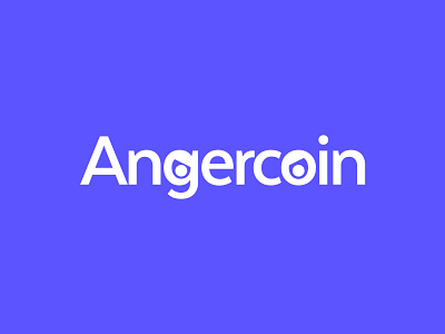 Angercoin Crypto wallet logo 2022 angry bank bitcoin branding coin crypto cryptocurrency design digital identity illustration logo logo trend logo trend 2022 nft trendy typography wallet