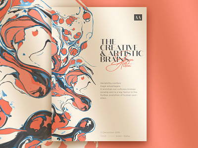 Eryn Allen - Event's bi-fold brochure design