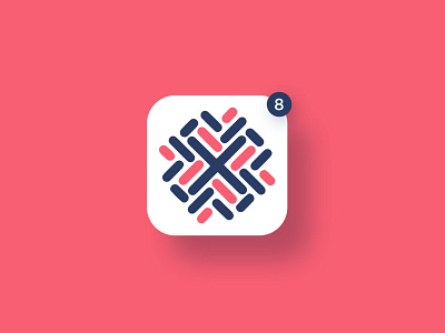 app icon design for Gexu consulting group app icon branding design icon icon app identity illustration ios logo mobile ui web x x letter x lines