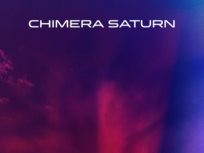 Chimera Saturn blue chimera gradient purple red saturn text texture