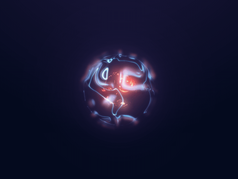 Magic Sphere 2d after effects animation design gif motion motion design