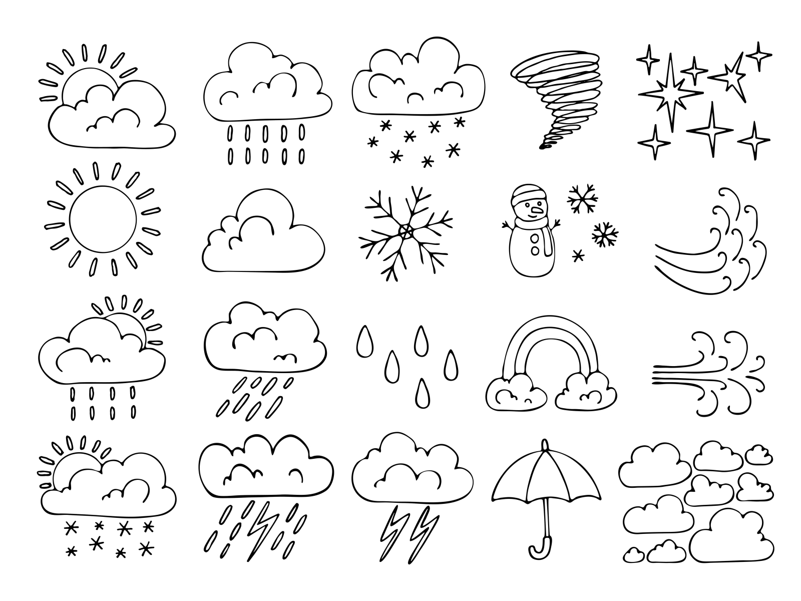 weather-forecast-symbols-by-mari-bryk-on-dribbble