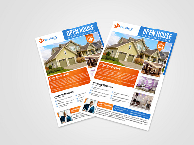 Real Estate Flyer Design brochure business corporate flyer house print print design real estate rent simple